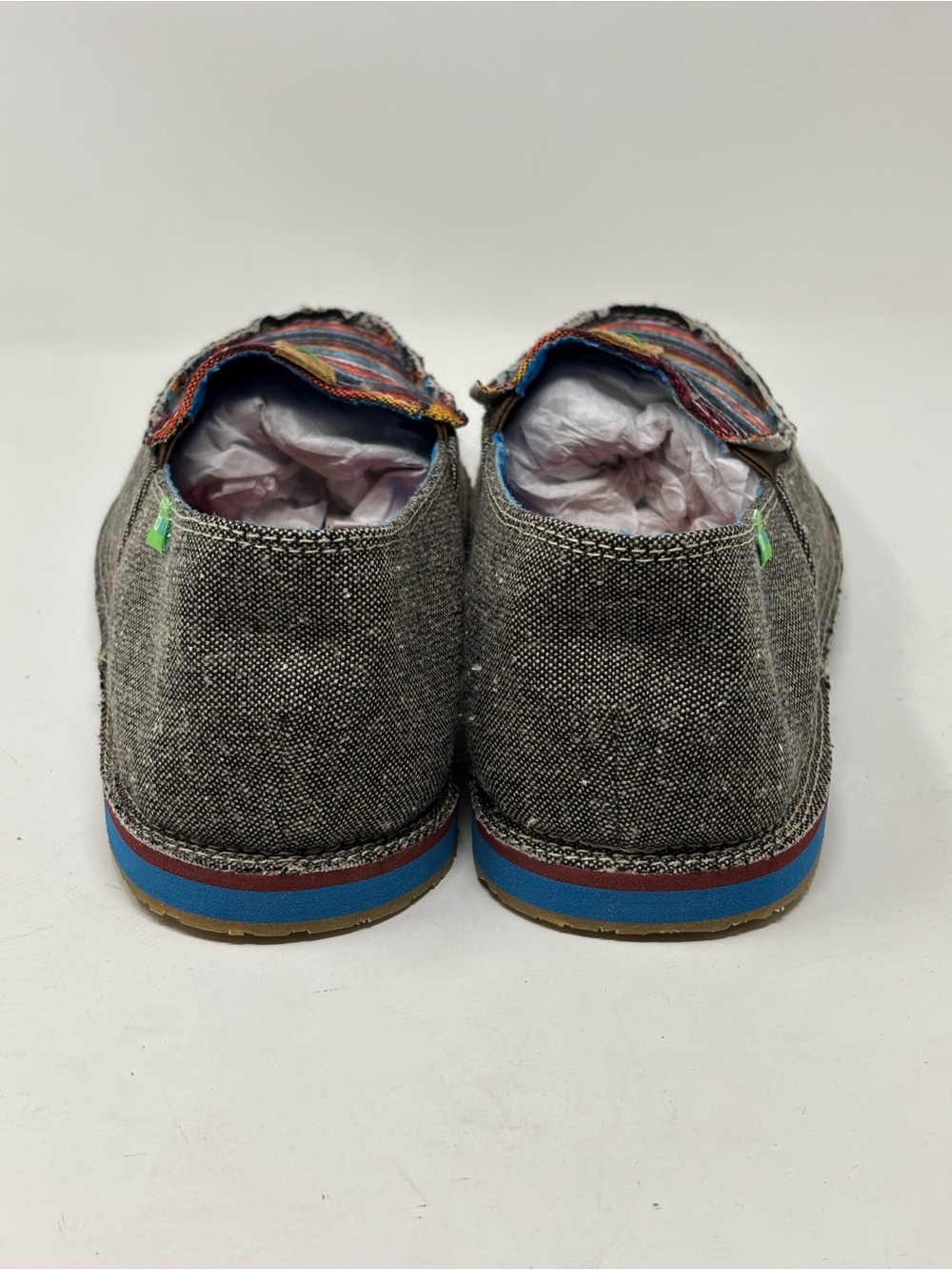 Twisted X Women’s Slip On Loafers serape pattern NWOT Size 11 colorful - Picture 3 of 10